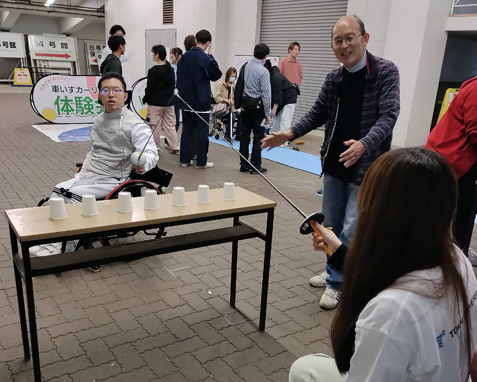 パラフェンシング体験