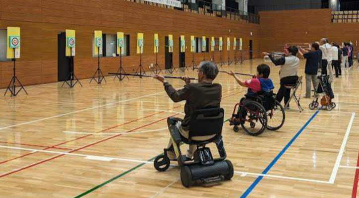 画像:スポーツウエルネス吹矢体験