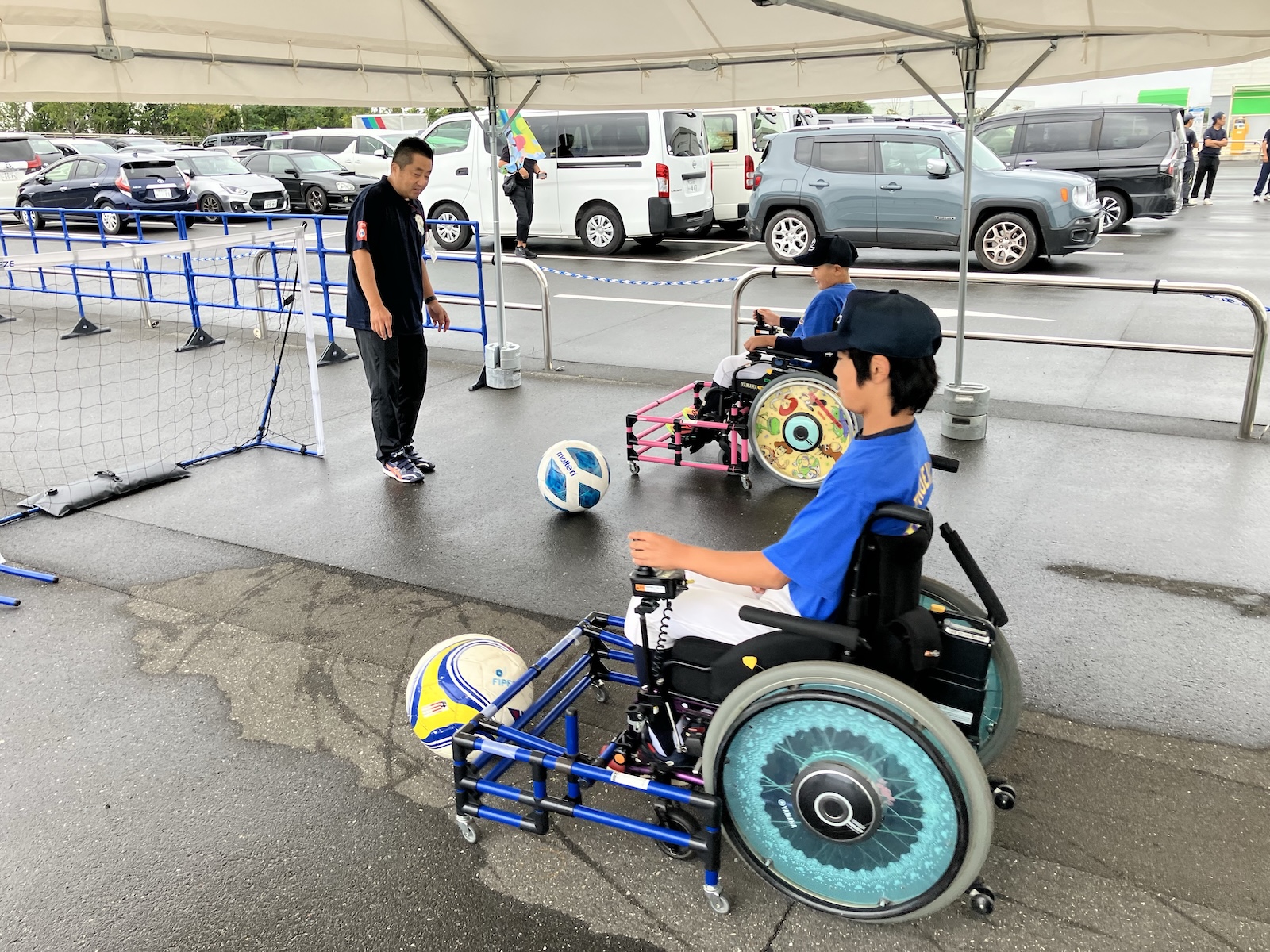 電動車椅子サッカー体験