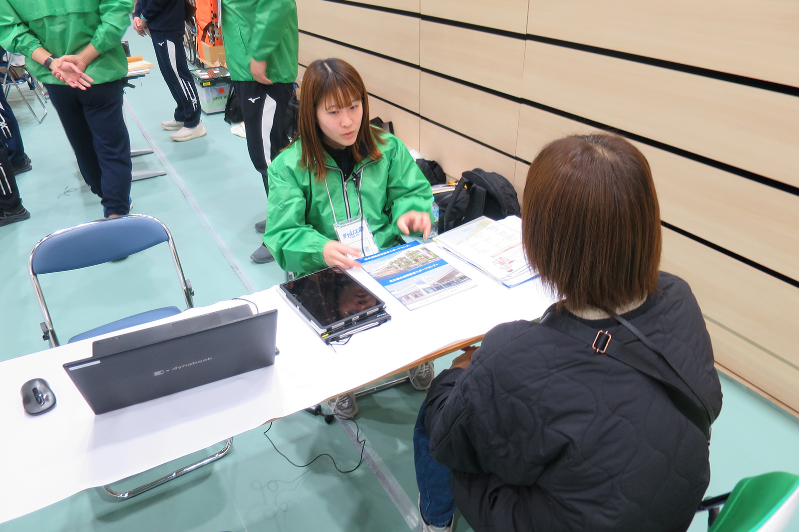 画像：東京都障害者スポーツ協会ブースの様子