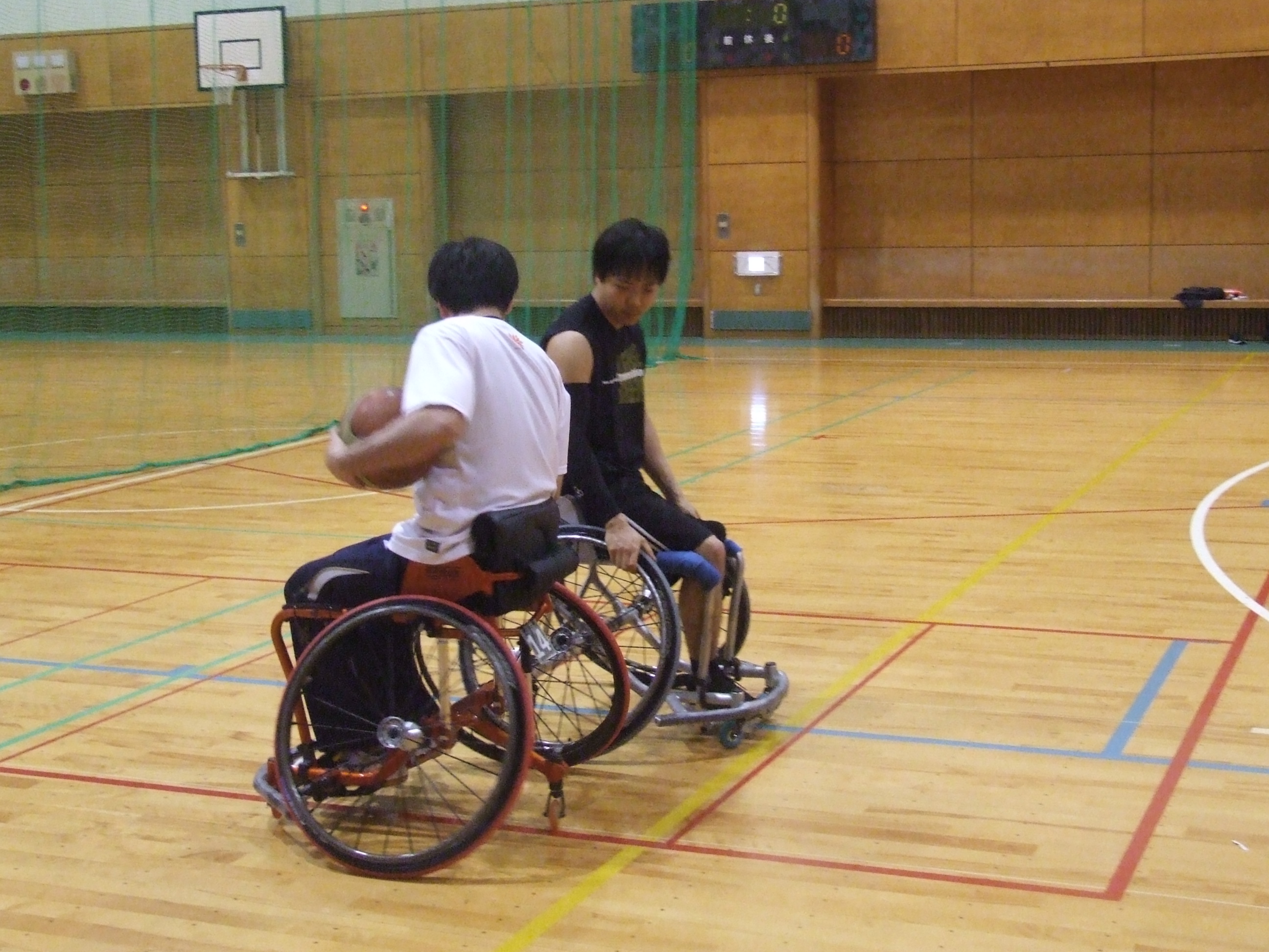 25ikusei1 - 車椅子バスケットボール選手育成教室