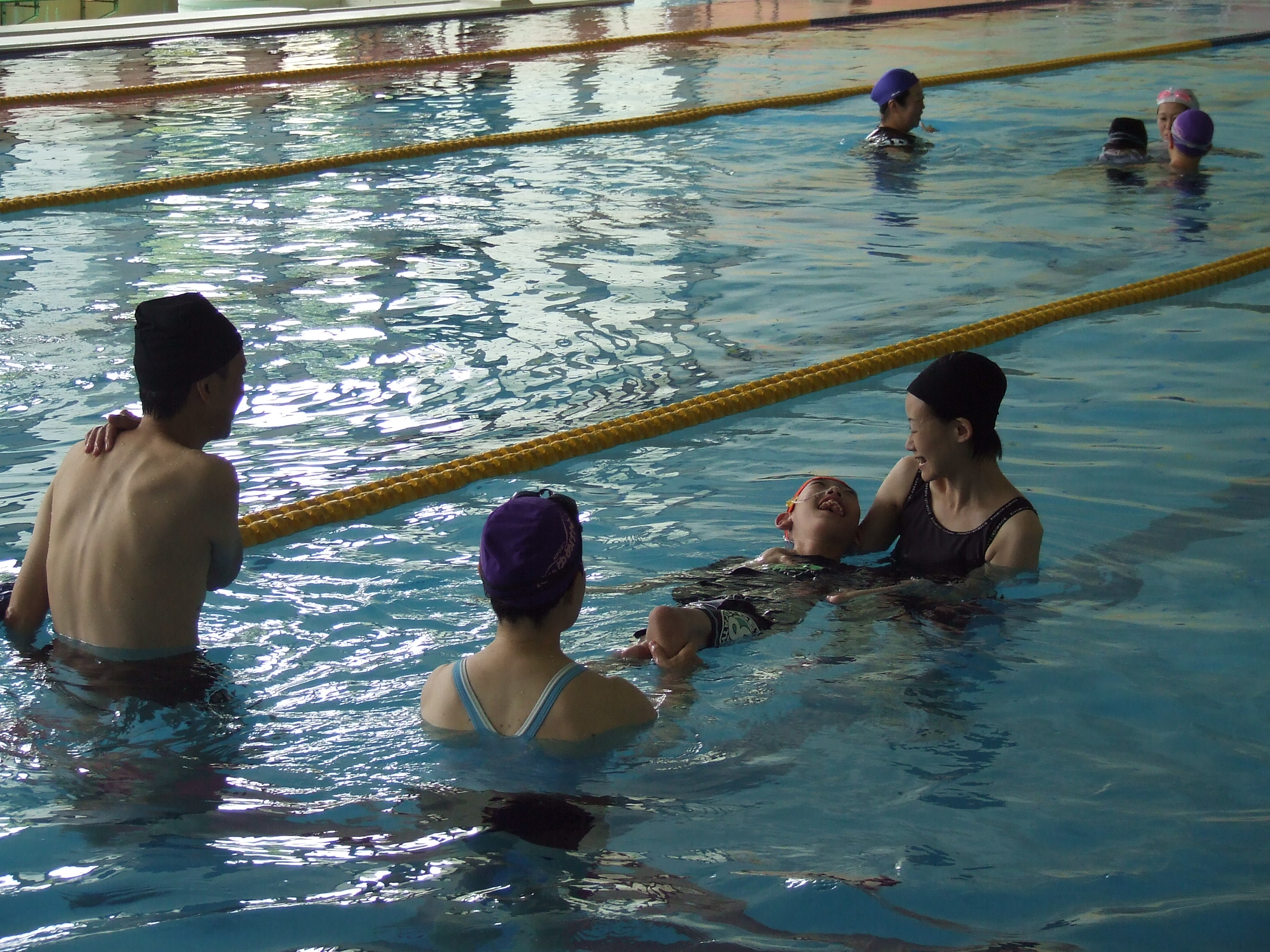 25jyudopool2 - 重度障害者のためのプール開放