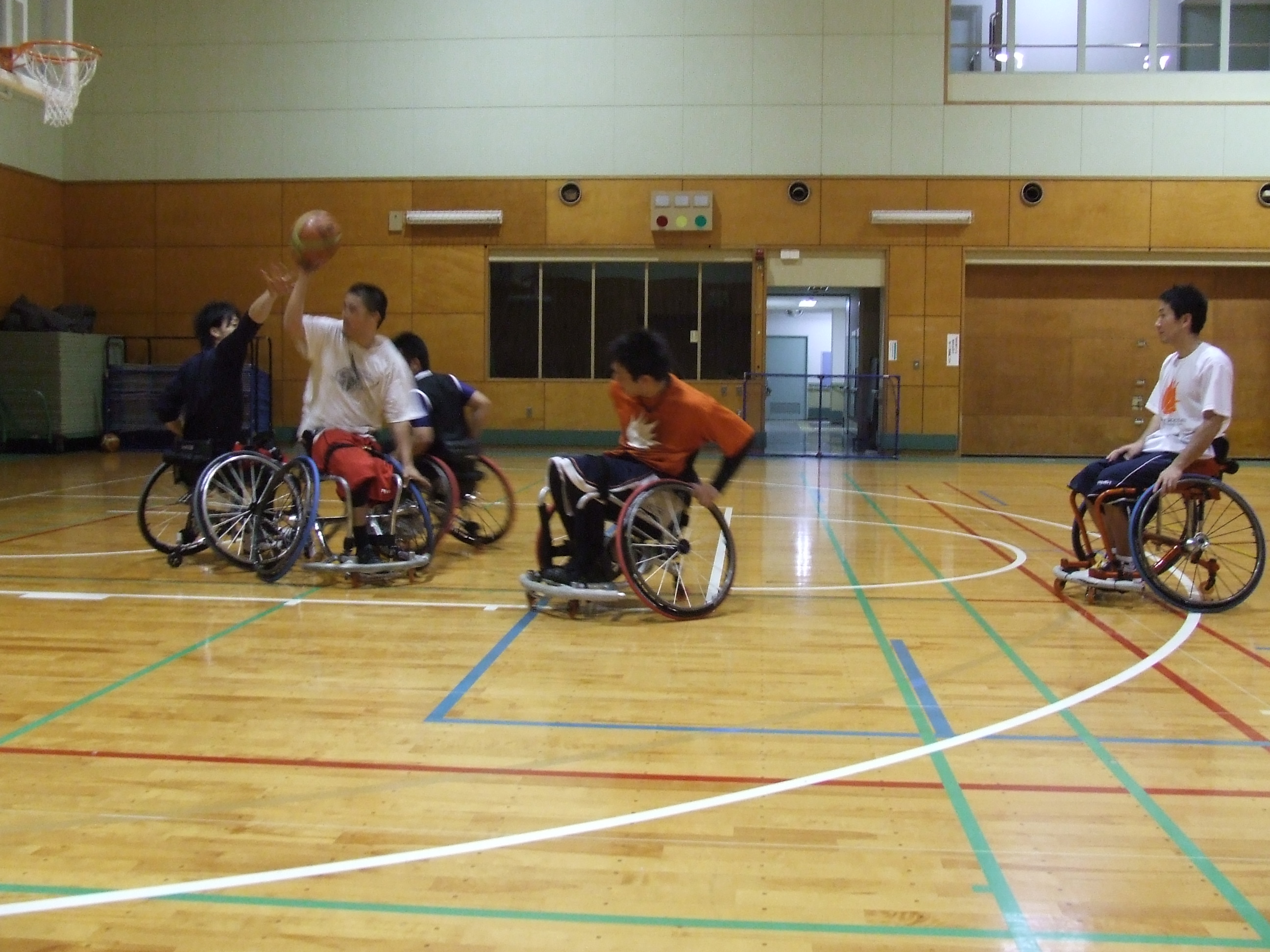 kurumaisubasukextutoboru sensyuikusei2 - 車椅子バスケットボール選手育成教室