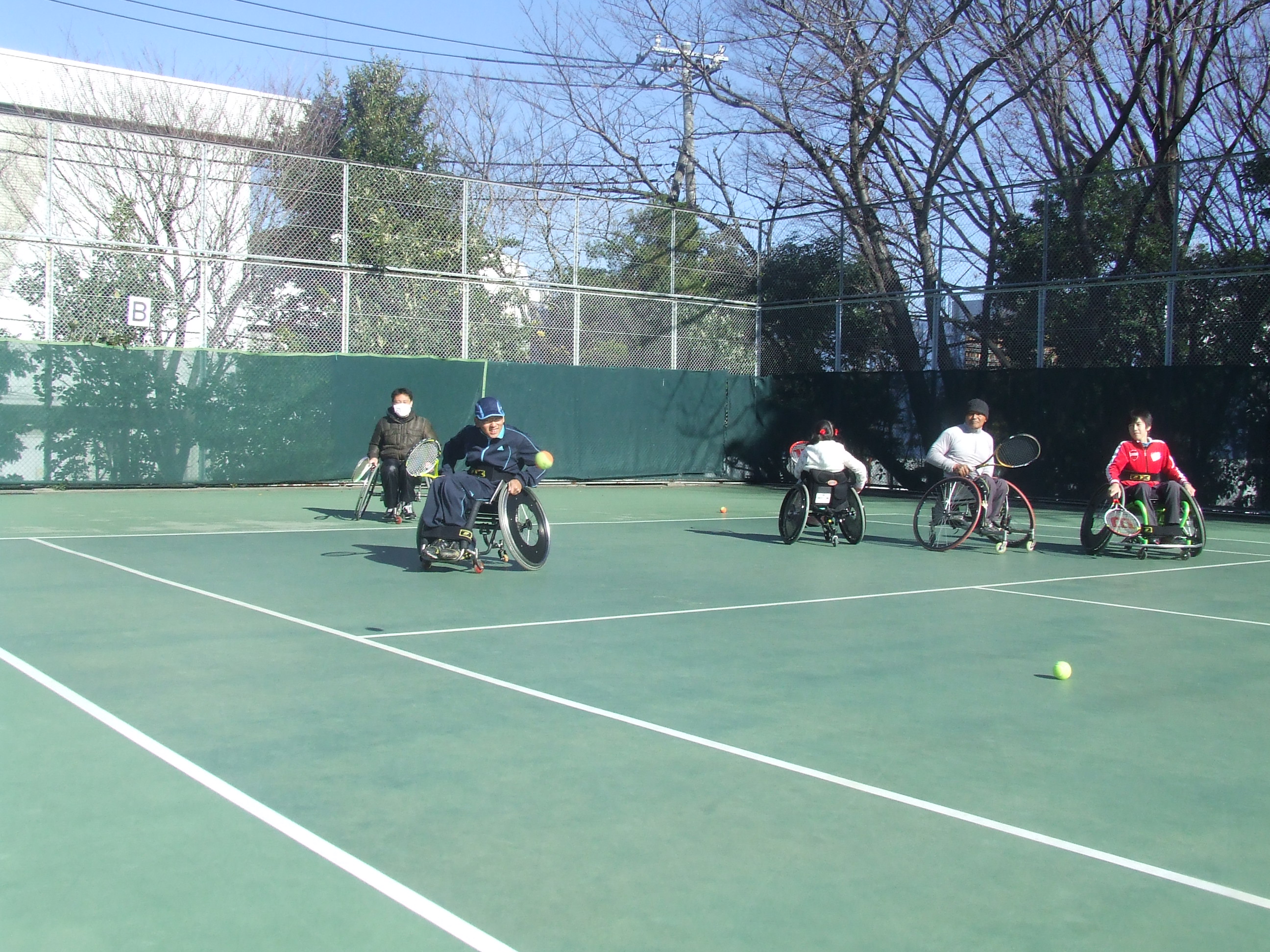 tennis2 - 車いすテニス選手育成教室