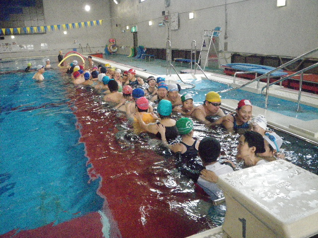 都障水連による水泳入門教室より ・・・昼休みに行っています IMGP7129 - 都障水連による水泳入門教室より ・・・昼休みに行っています