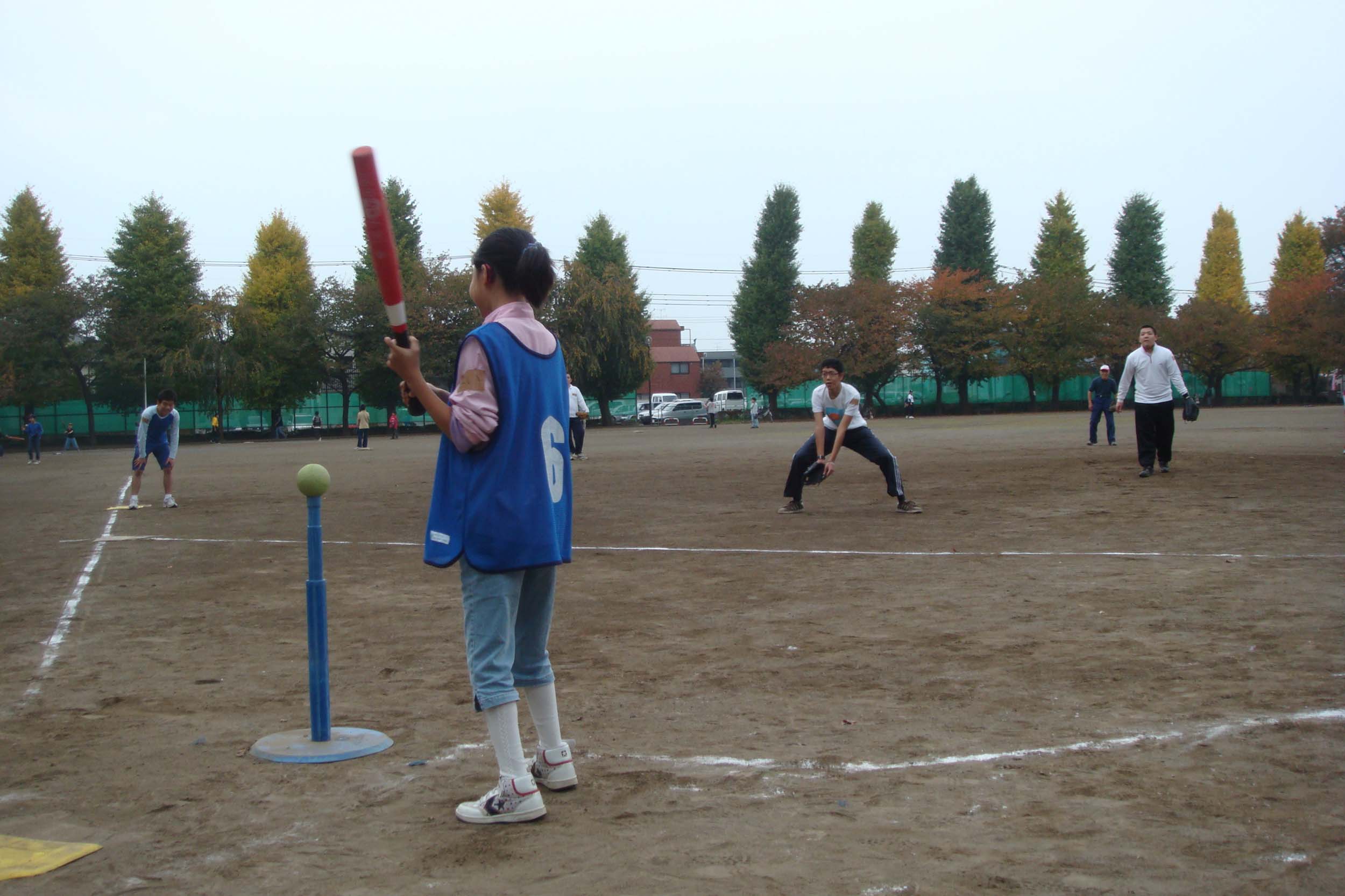 ティーボール教室より・・・最後も熱戦! aredakyuuha - ティーボール教室より・・・最後も熱戦!